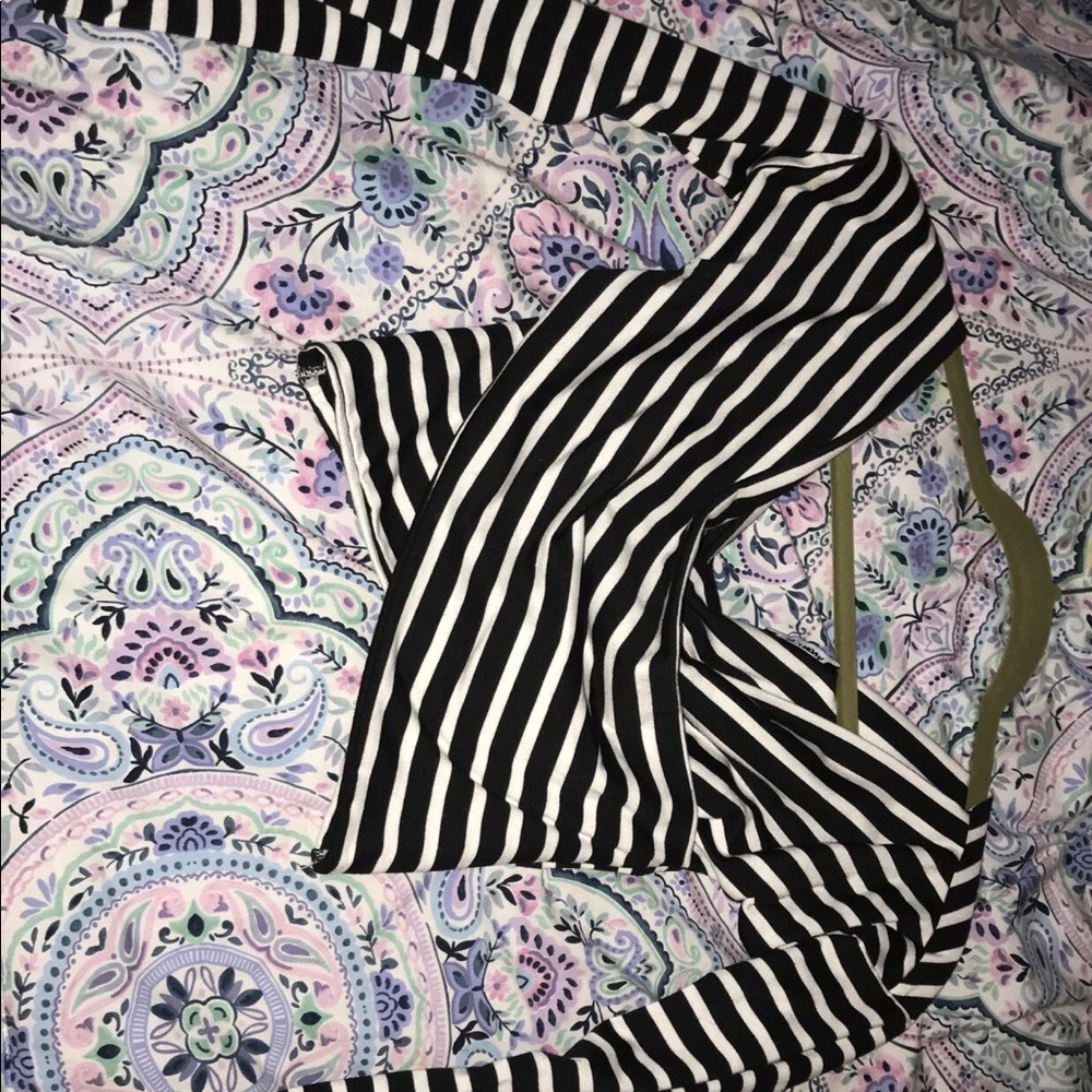 Striped crop top